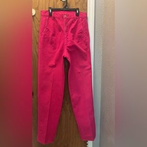 Pink wide leg wrangler trousers size 13/14x36